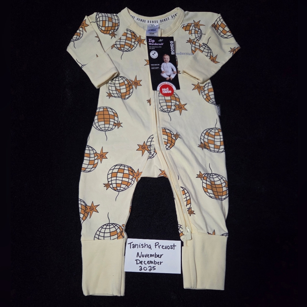 Brand New Bonds Baby Zippy 0-3m 000